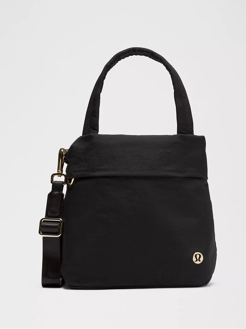 Lululemon On My Level Small Tote Bag 5L Black and Gold